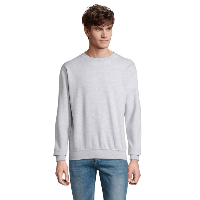 Sweat unisexe promotionnel COLUMBIA Gris Chiné Ii